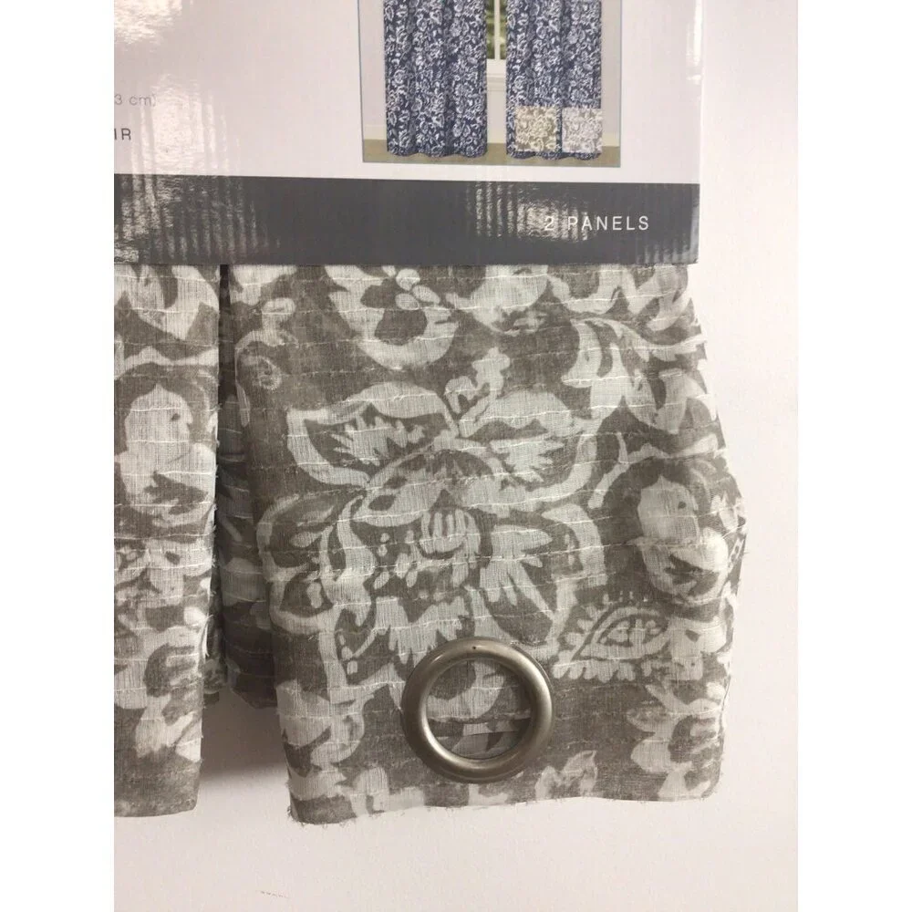 Evolution Grommet Curtain Panels Set of 2 NEW